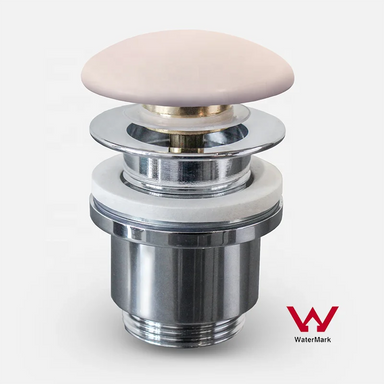 Durable Brass Pop-Up Drain Waste with Ceramic Cover for Sink Basins