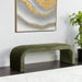 Modern Velvet Arch Ottoman Bench, Living Room & Bedroom Luxury Seating