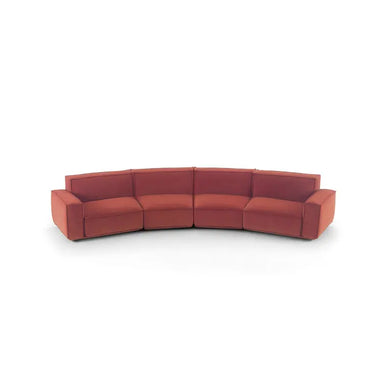 Luxury Velvet Curved Modern Sectional Living Room Sofa Set