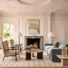 Luxurious Light Blue Performance Velvet Sectional Sofa for Modern Living Rooms