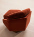 Luxurious Hexagonal Velvet Swivel Living Room Armchair with Solid Oak Base