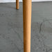 Premium Mid-Century Natural Oak Carved Back Padded Dining Chair