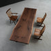 Luxury Live Edge Black Walnut Acacia Solid Wood Dining Table Top