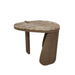 Elegant Brown Travertine Coffee Table: Modern Design for Living Rooms