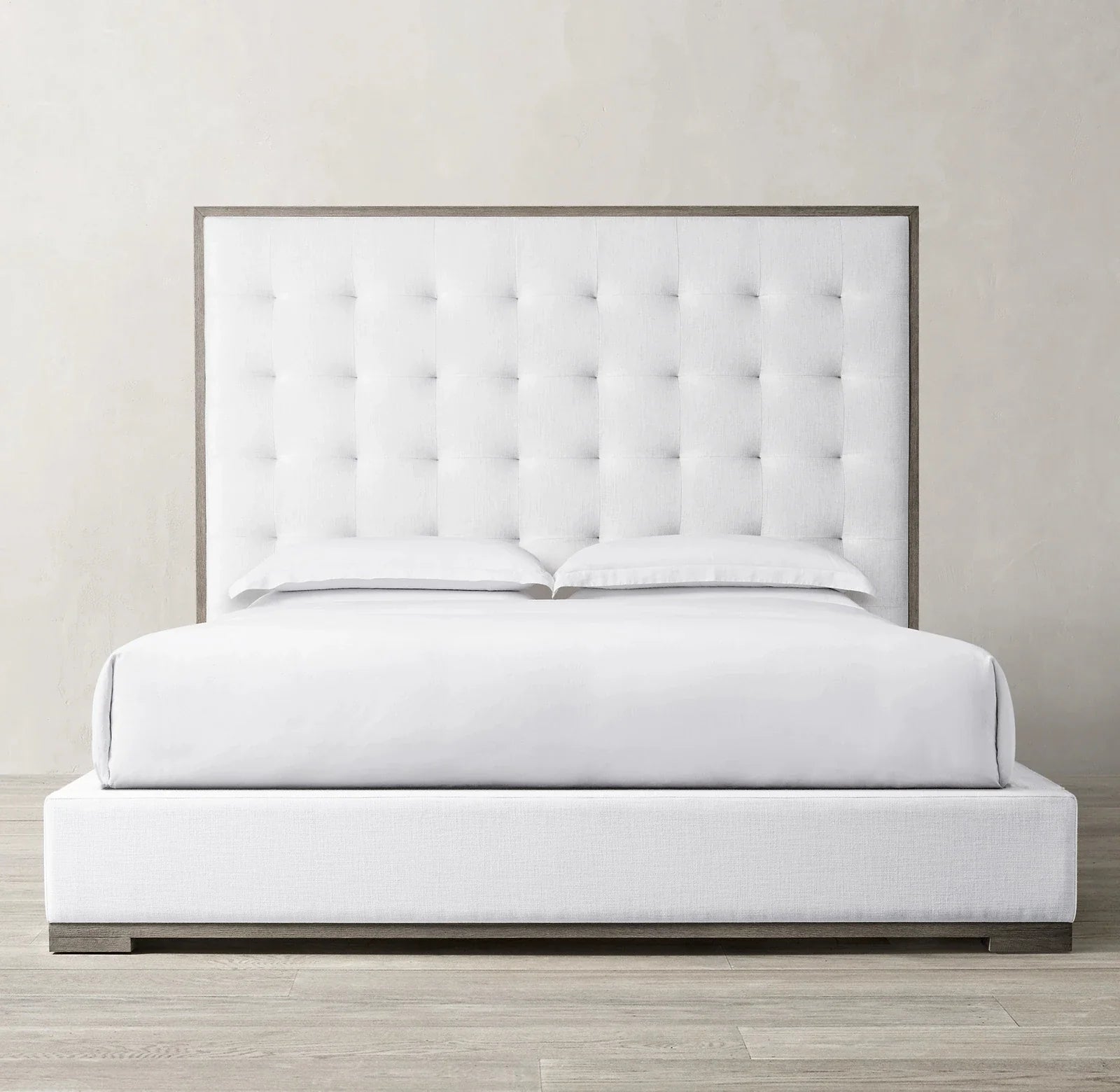 Modern Luxury King Size Solid Wood Sofa Bed Frame for Home