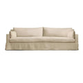 Luxury Cloud Sofa: Plush Down Feather Upholstered Loveseat, Comfortable 3-Seater Couch