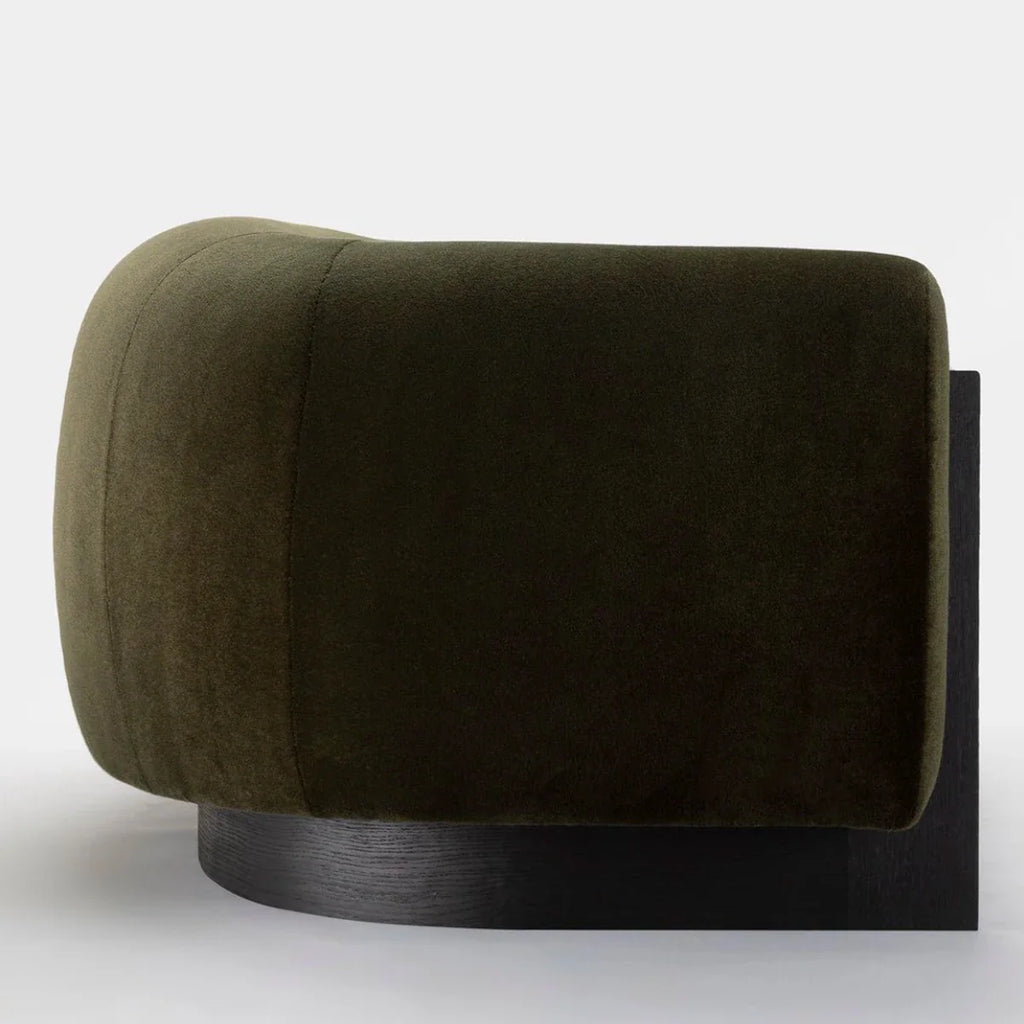 Modern Luxury Boucle Armchair: Single Sofa, Plush Wood Frame Living Room Furniture