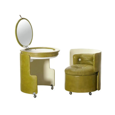 Luxury Wooden Modern Vanity Dressing Table with Mirror & Drawers for Bedroom