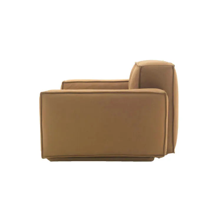 Modern Italian Leather Chesterfield Sofa: Luxury Living Room Seating Couch