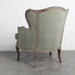 Elegant French Wooden Carved Armchair for Living Room, Wedding, or Accent Piece