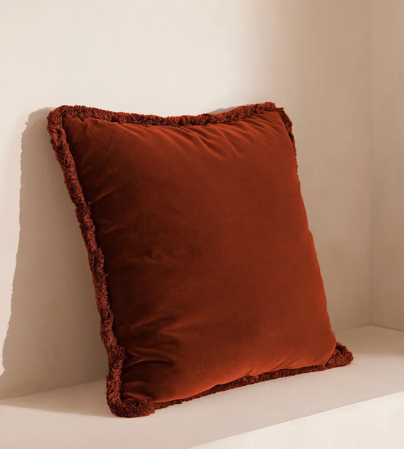 Elegant Vintage Velvet Fringe Pillow Cover - Sofa Decor Cushion