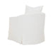Elegant French Linen Upholstered Single Sofa Chair for Living Room Comfort