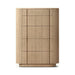 Luxury Modern Solid Wood 5-Drawer Narrow Dresser Sideboard for Bedroom