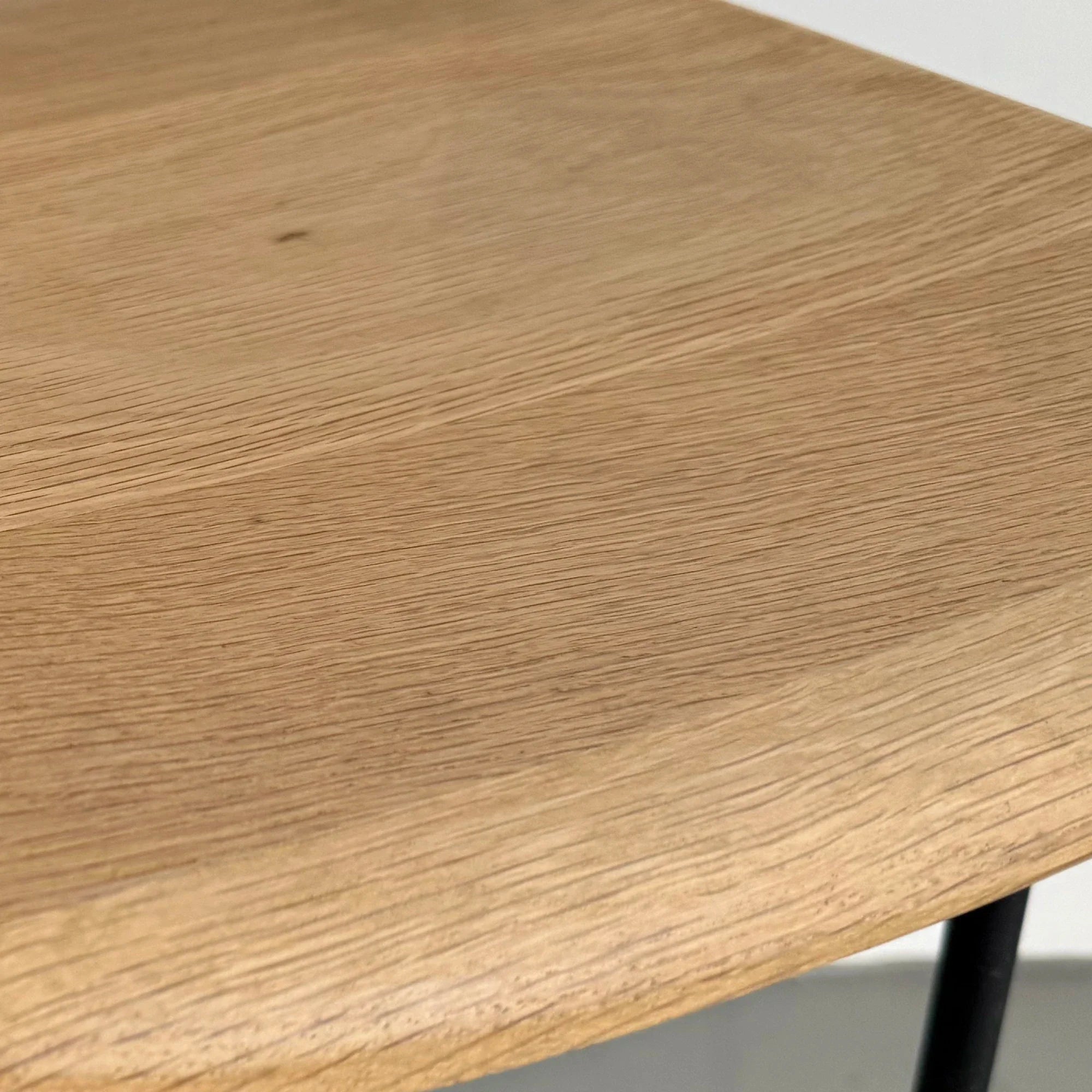 Modern Industrial Oak & Metal Counter Stool - High Bar Chair for Kitchen