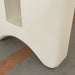 Elegant French Cream Sculptural Solid Oak & Birch Dining Table