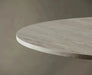 Elegant Beige Round Travertine Stone Coffee Table for Modern Living Spaces
