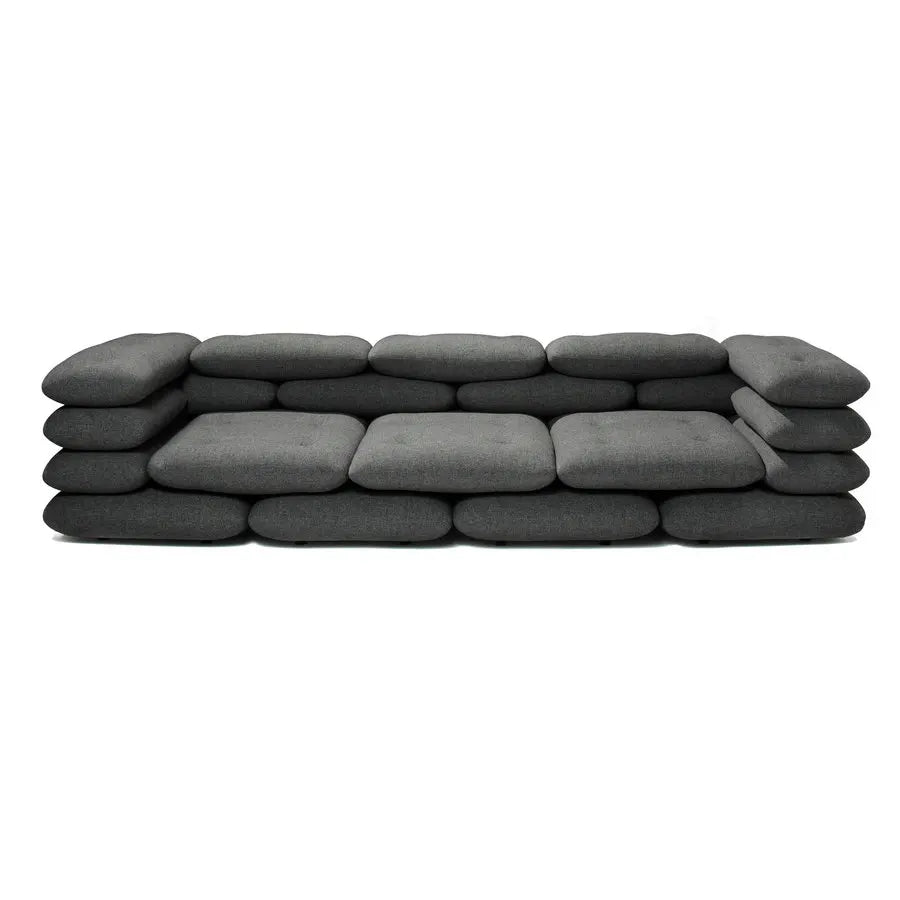 Modern Modular Velvet Fabric Sectional Sofa Set - Luxurious Living Room Couch