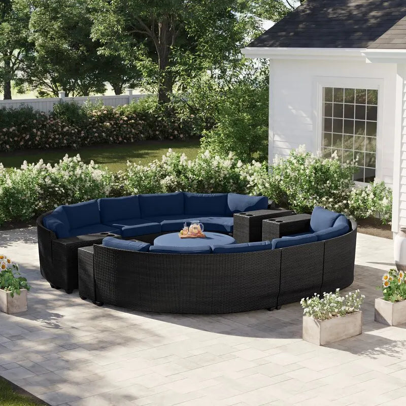 Modular Architectural Grade Rattan Seating System for Commercial Fit-Out Projects