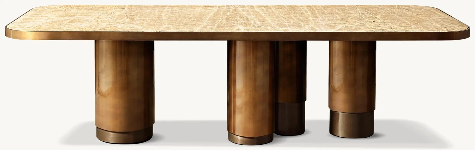 Classic Luxury Solid Oak Dining Table - Handcrafted, Elegant, Residential, Hotel