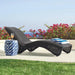 Handmade All-Weather Rattan Commercial Grade Outdoor Lounge Chaise