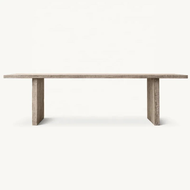 Exquisite Solid Wood Dining Table Set - Customizable for Hotel & Home