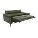 3-Seater Electric Recliner Sofa, Faux Leather, Telescopic Headrests Couch