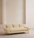 Luxury Traditional Oak Wood Sofa Chair Set for Elegant Living Rooms