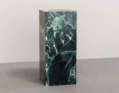 Luxurious Italian Verde Alpi Green Marble Coffee Side Table for Elegant Homes