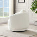 Luxurious White Boucle Curved 3-Seater Cloud Living Room Sofa