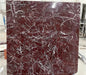 Elegant Rosso Lavento Marble Coffee Table - Natural Stone, Waterproof, Modern Design