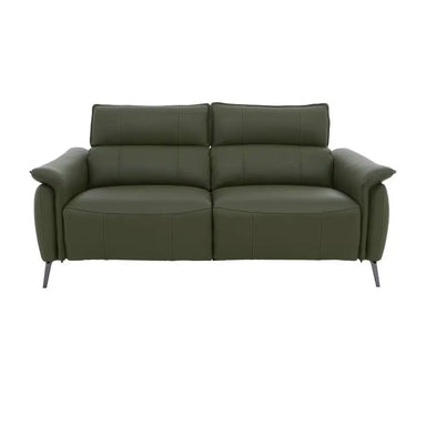 3-Seater Electric Recliner Sofa, Faux Leather, Telescopic Headrests Couch