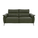 3-Seater Electric Recliner Sofa, Faux Leather, Telescopic Headrests Couch