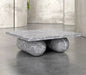 Elegant Carrara White Marble Rectangle Coffee Table for Modern Living Spaces