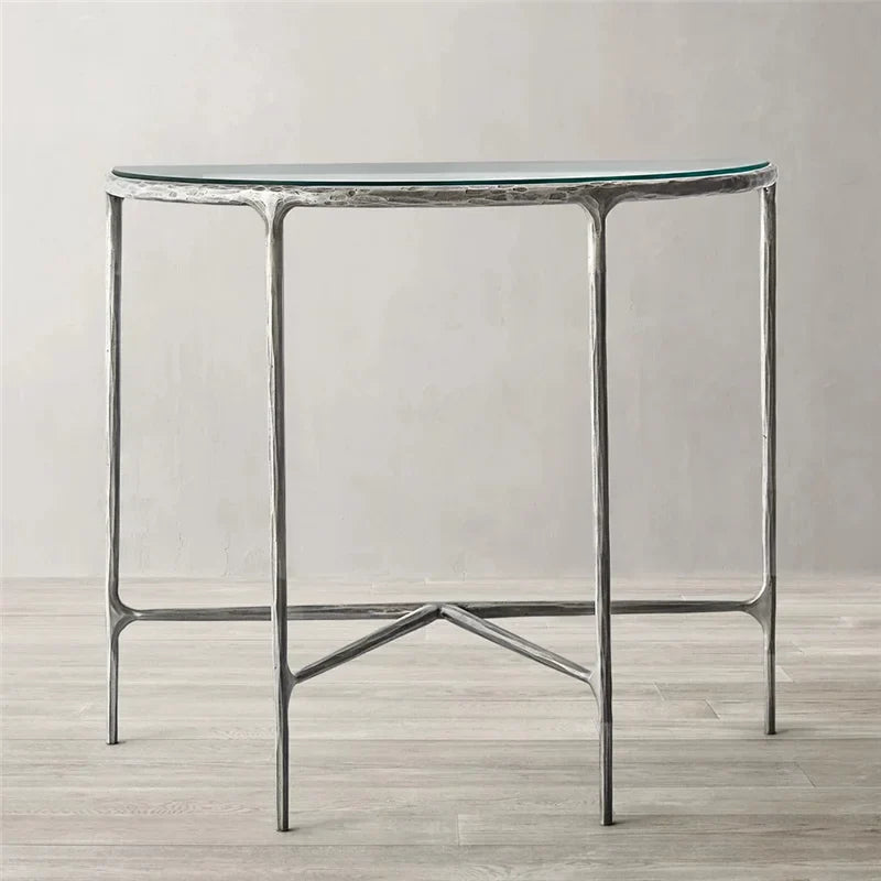 Luxurious Modern Marble Top Side Table with Sleek Metal Legs for Home and Hotel Decor