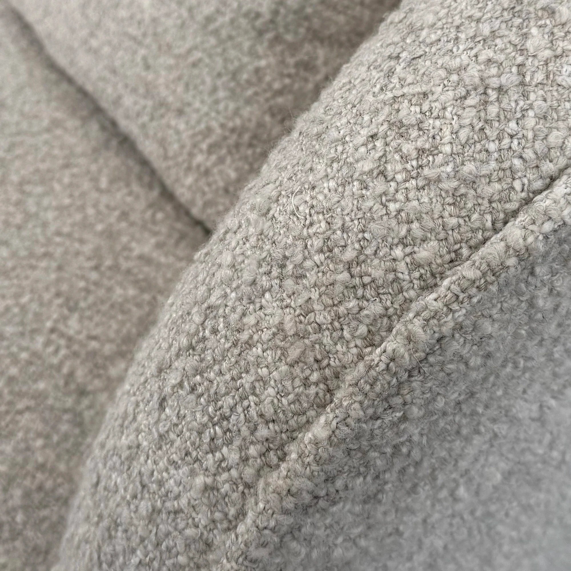 Luxurious 98-inch Modern Curved Boucle Sofa Couch for Living Room