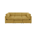 Modular Fabric Sectional Sofa Set - Modern High-End Corduroy Couch