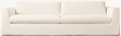 Modern Fabric Double Sofa Couch, Elegant Minimalist Living Room Furniture