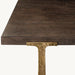 Luxury Modern Console Bar Table - Mixed Material Wood & Metal Design