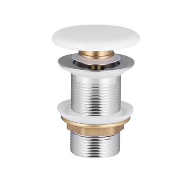 Colorful Ceramic Pop Up Drainer for Bathroom Art Basins, Easy Installation