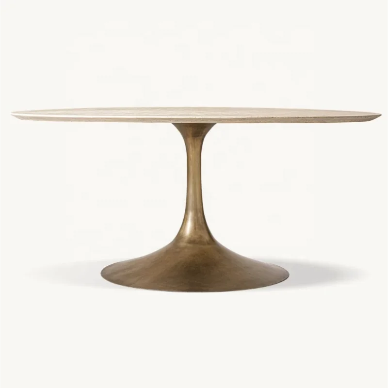 Luxury Customizable Round Dining Table for Home, Hotel, Restaurant Use