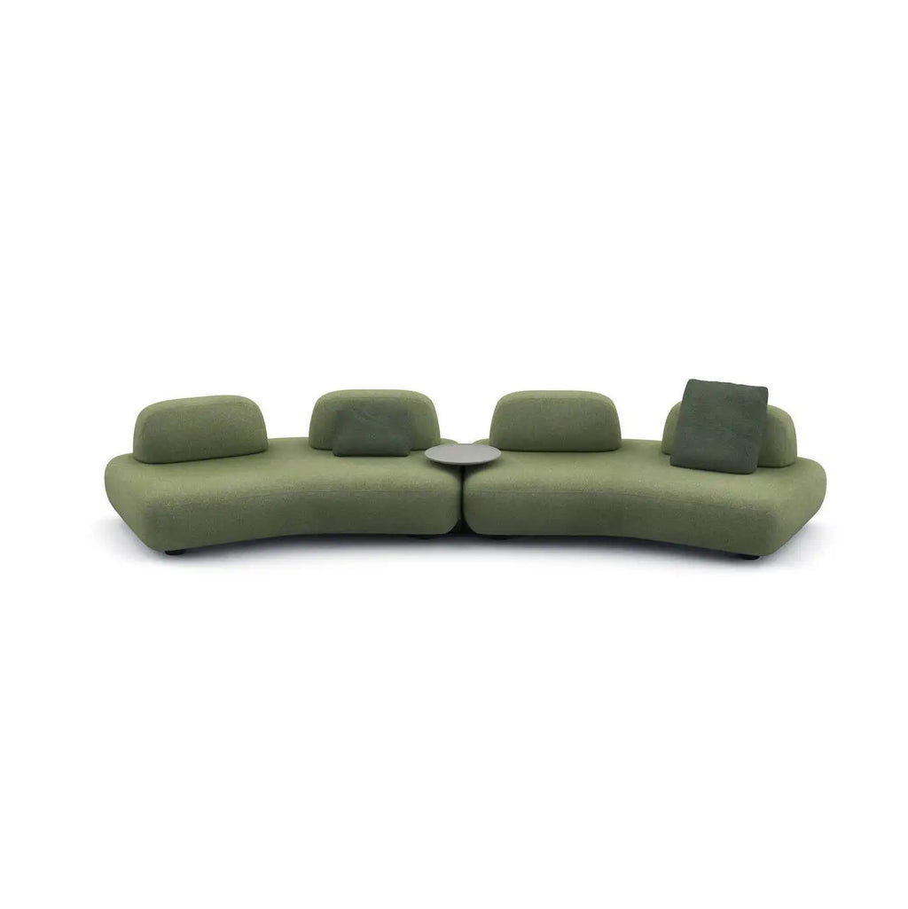 Luxury Italian Design Fabric Modular Sectional Sofa for Modern Living Rooms