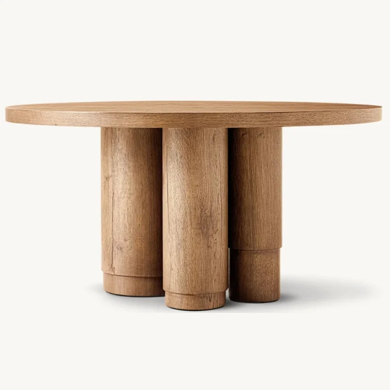 American Classic Solid Oak Dining Table Set | Customizable Home & Hotel Furniture