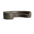 Luxurious Curved Fabric Sectional Sofa Set for Modern Home Living