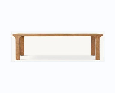 Ordecor American Style Solid Oak Console Table - Rustic Finish, Easy Assembly