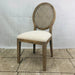 Elegant French Louis XV Oak Dining Chair - Cane Back Antique Style