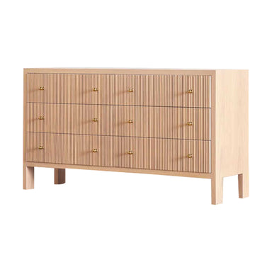 Elegant Solid Oak Sideboard Storage Cabinet Dresser for Living Room & Bedroom