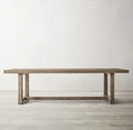Customizable American Solid Oak Dining Table for Restaurant, Hotel, Villa