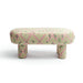 Velvet Upholstered Modern Aesthetic Long Bench Ottoman Stool for Elegant Spaces