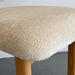 Premium Modern Fabric Upholstered Solid Oak Wood Dining Chair