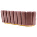 Elegant Channel Tufted Performance Velvet Sofa Couch - Modern Living Room Furniture